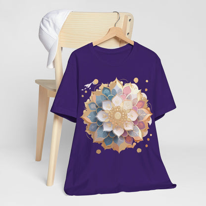 Natural Cotton Tee Shirt - Medallion Collection Printify