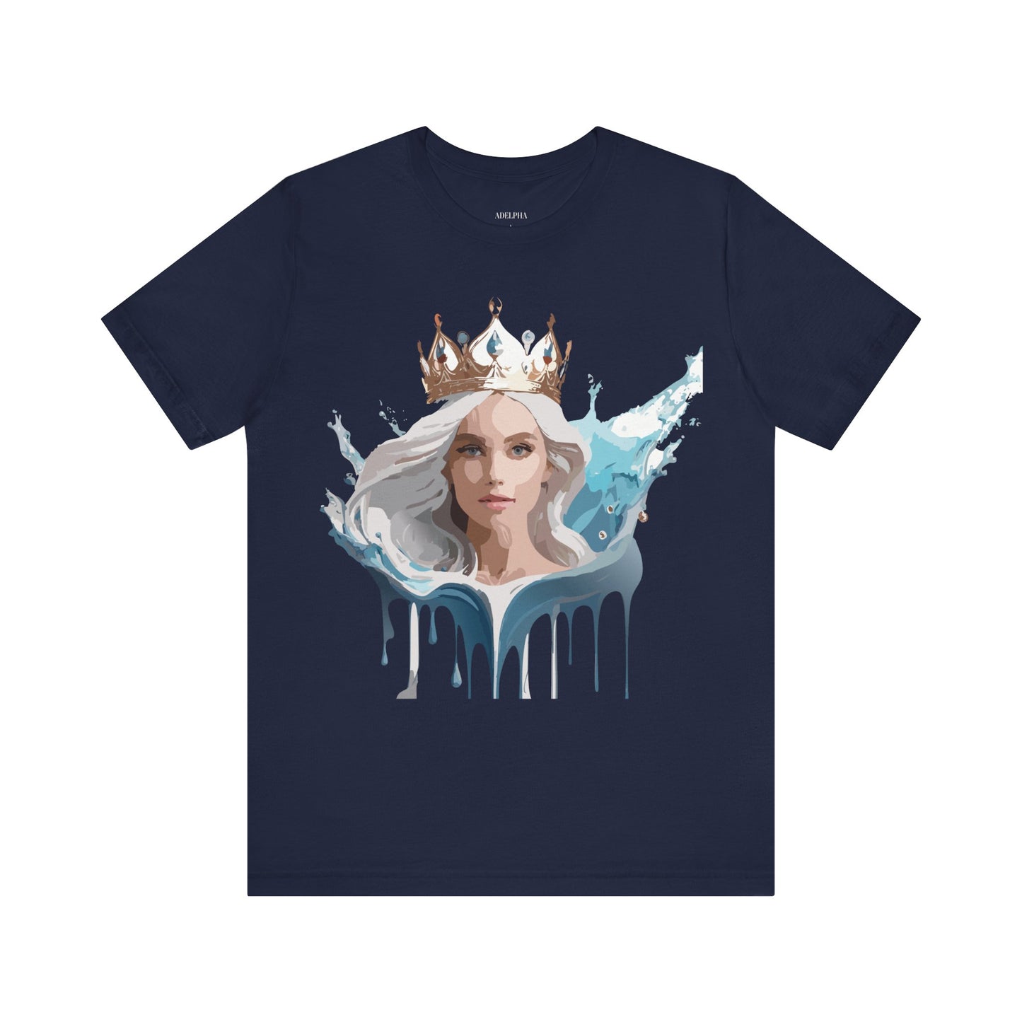 T-Shirt aus natürlicher Baumwolle – Queen Collection