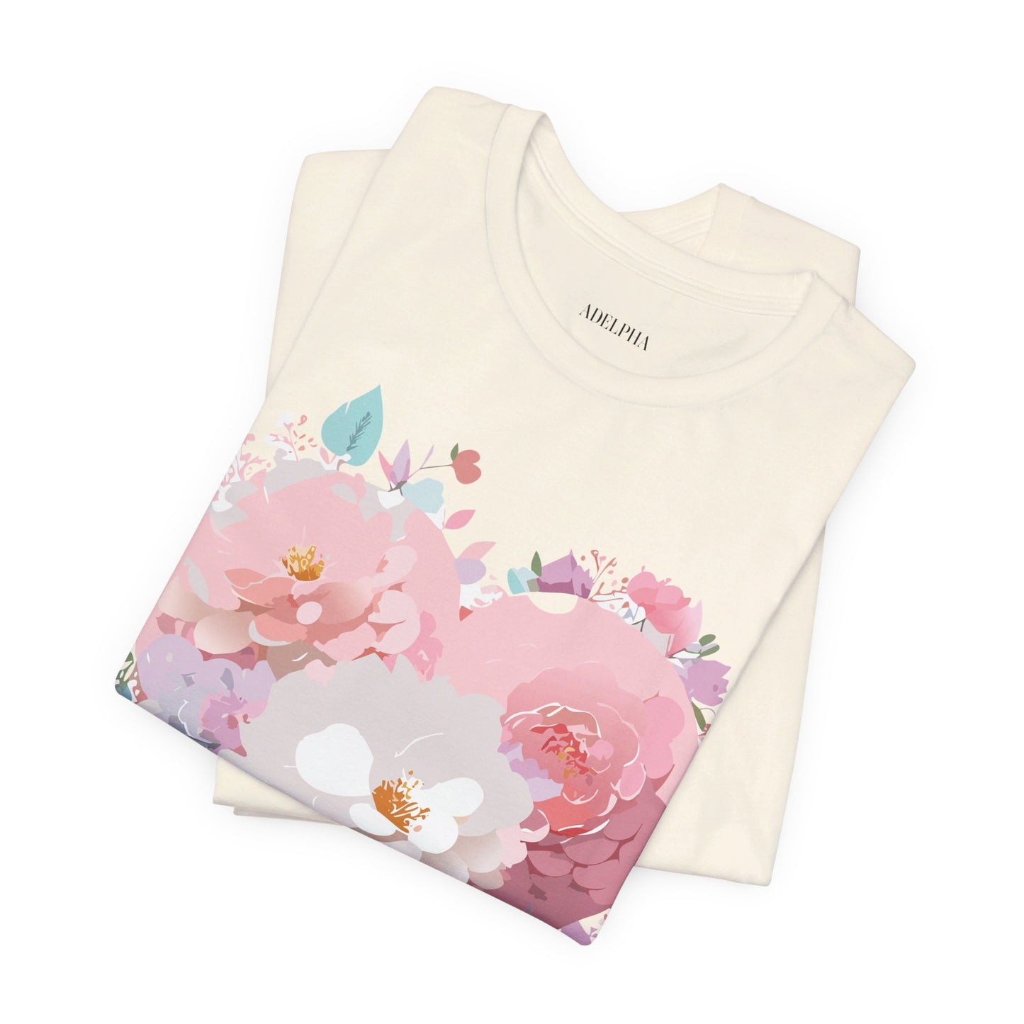 T-shirt en coton naturel - Collection Love story