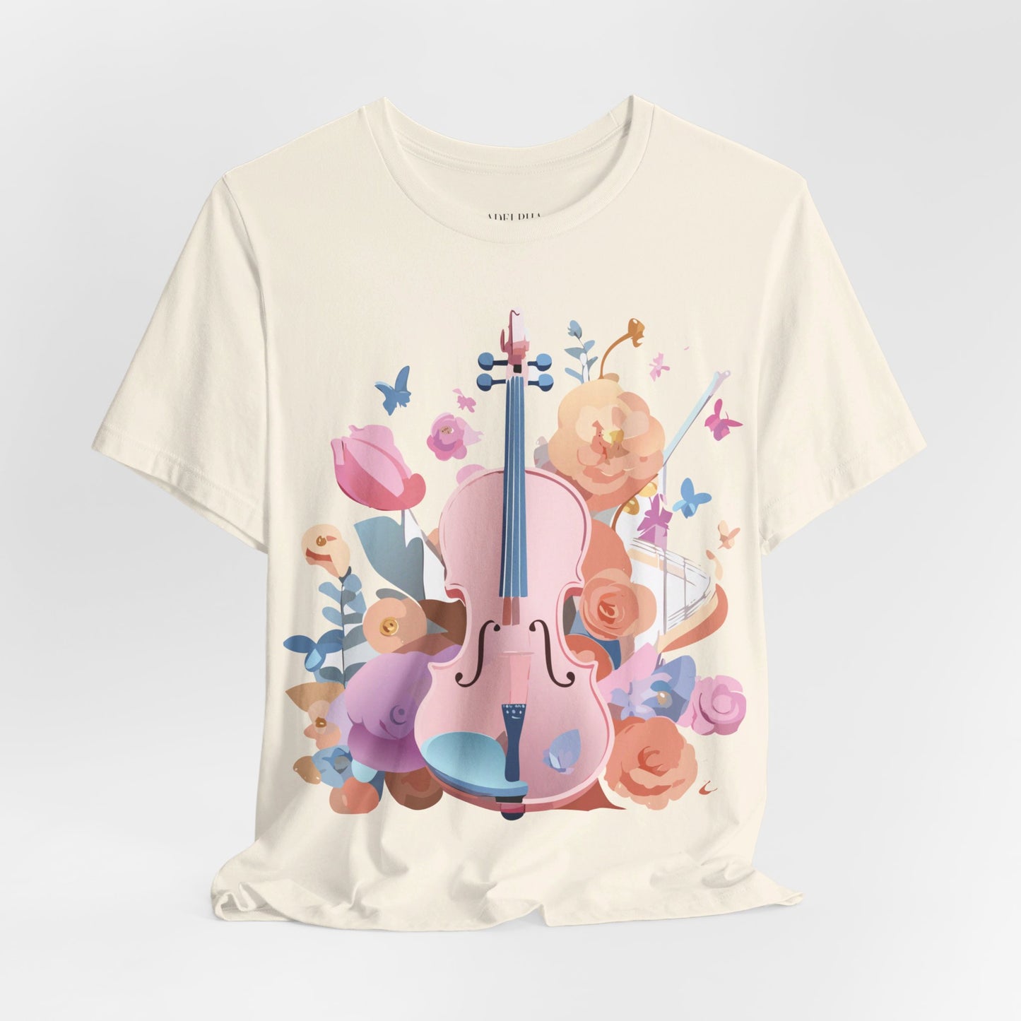 Natural Cotton Tee Shirt - Music collection