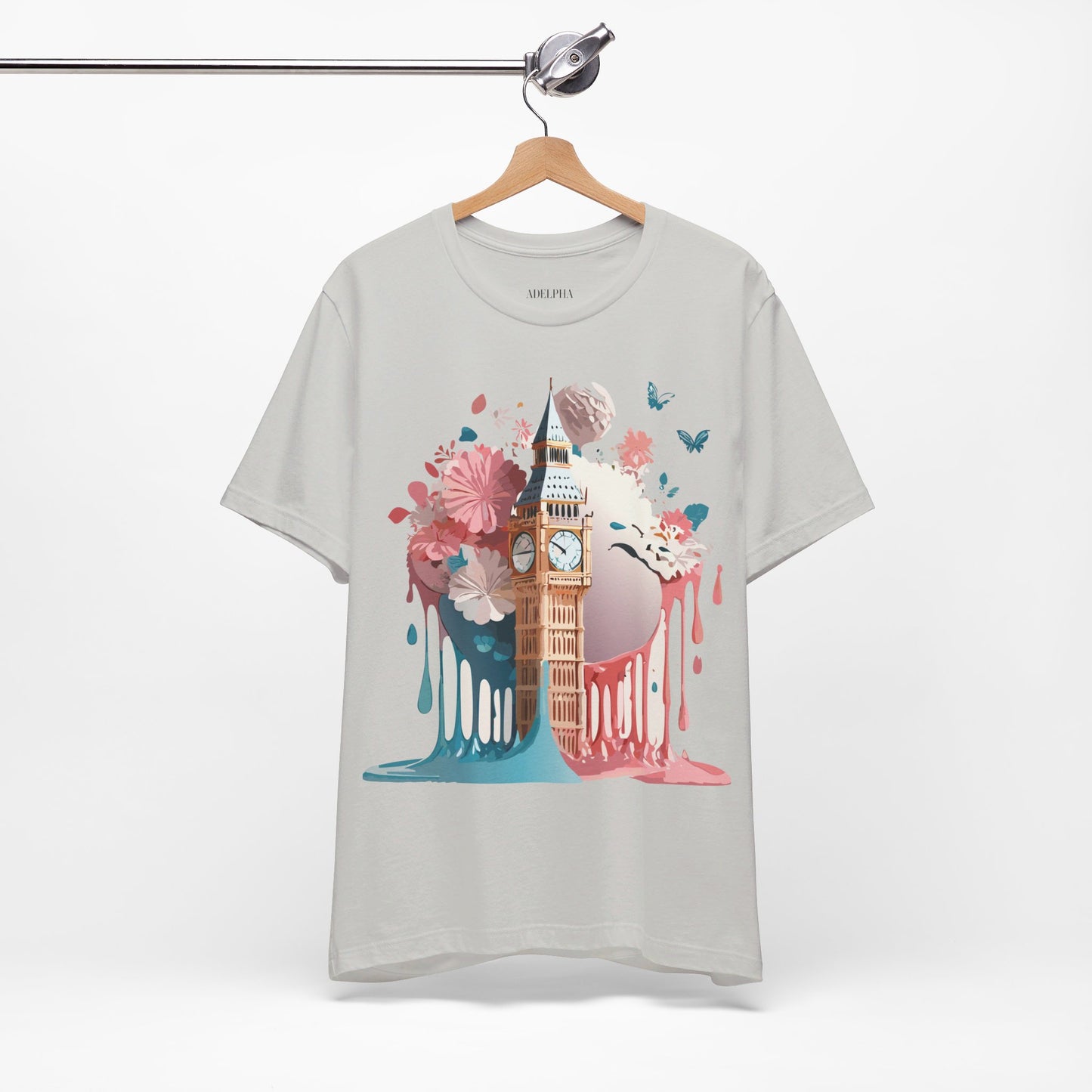 Natural Cotton Tee Shirt - Beautiful Places Collection - London