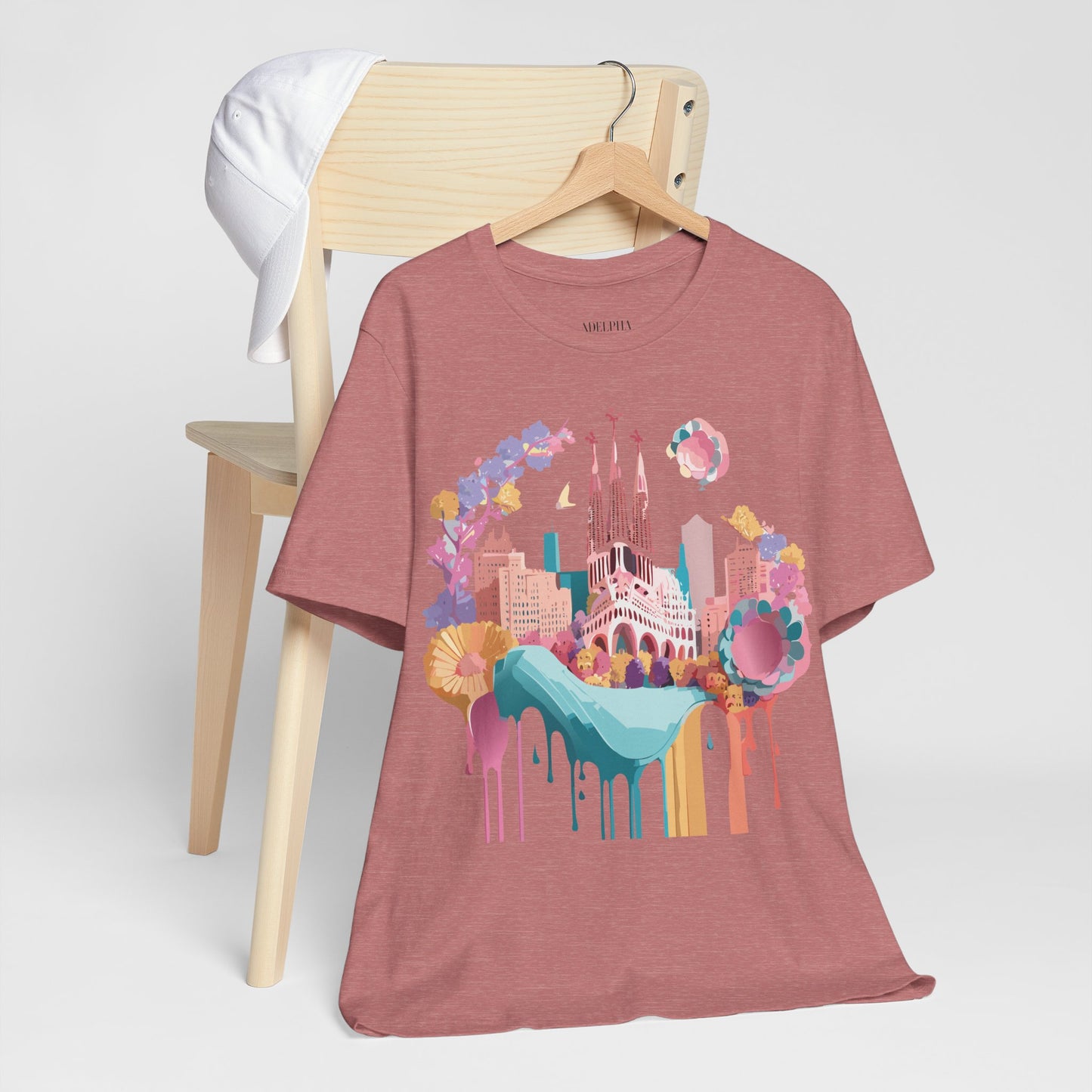 Tourist Shirt, Shirt with Barcelona - ADELPHA