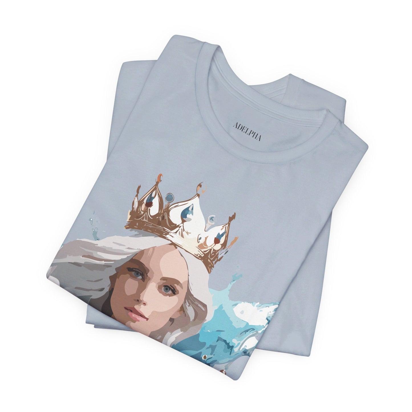 T-Shirt aus natürlicher Baumwolle – Queen Collection