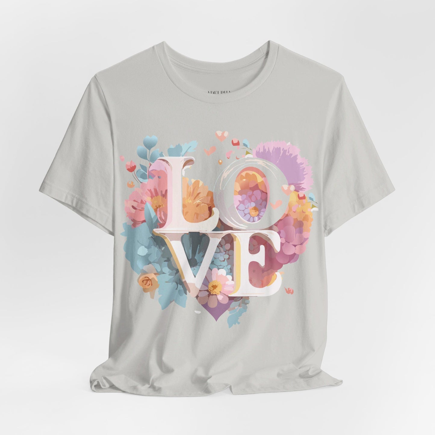 T-Shirt aus natürlicher Baumwolle – Love Story-Kollektion