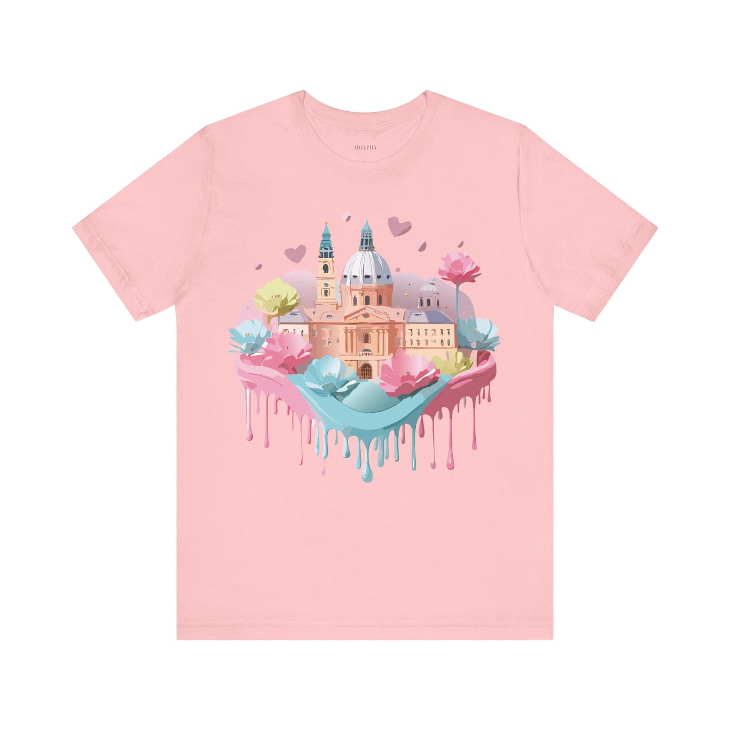 Natural Cotton Tee Shirt - Beautiful Places Collection - Prague