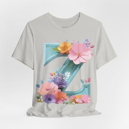 Natural Cotton Tee Shirt - Letters Collection - Z Printify