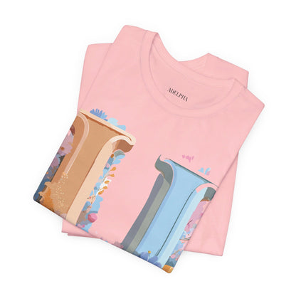 Natural Cotton Tee Shirt - Letters Collection - U Printify