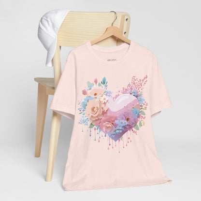 Natural Cotton Tee Shirt - Love story Collection Printify