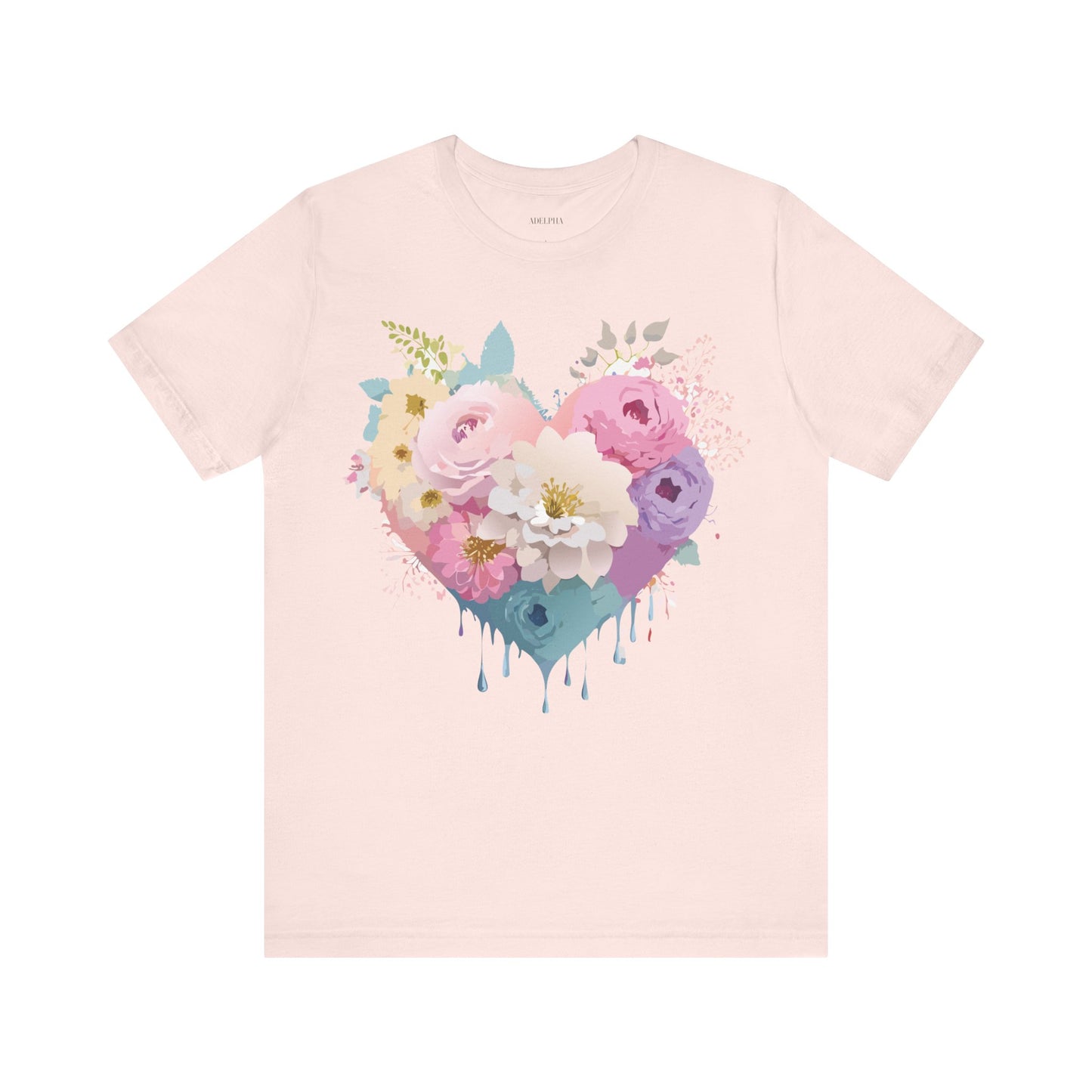 T-shirt en coton naturel - Collection Love story