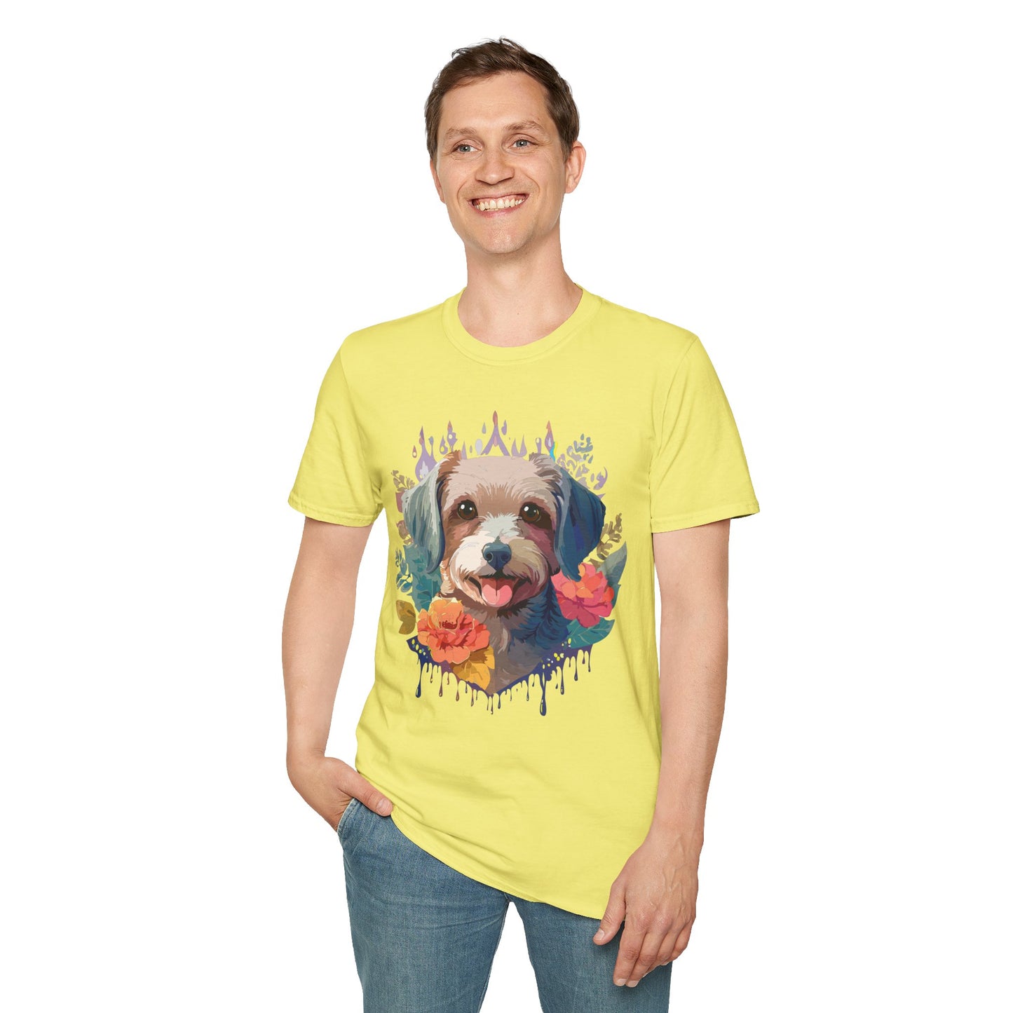 Dog Shirt, Shirt with Dog, Animal Tee, Shirt with Animals