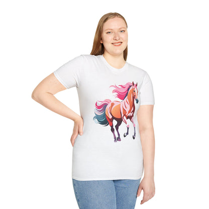 Horse Shirt Gildan Softstyle Tee Unisex 100 Percent Ring Spun Cotton
