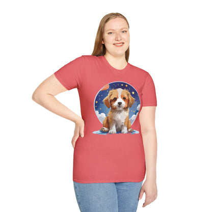 Dog Shirt Unisex Animal Tee Gildan Softstyle 64000 Short Sleeve Comfort