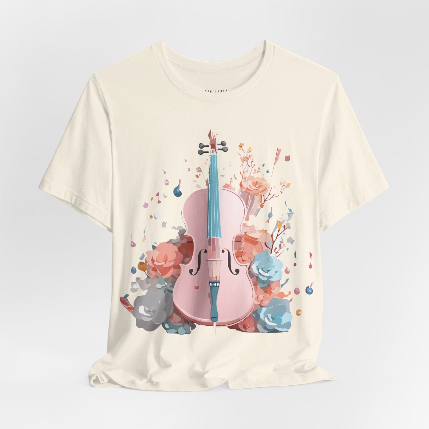 Natural Cotton Tee Shirt - Music collection