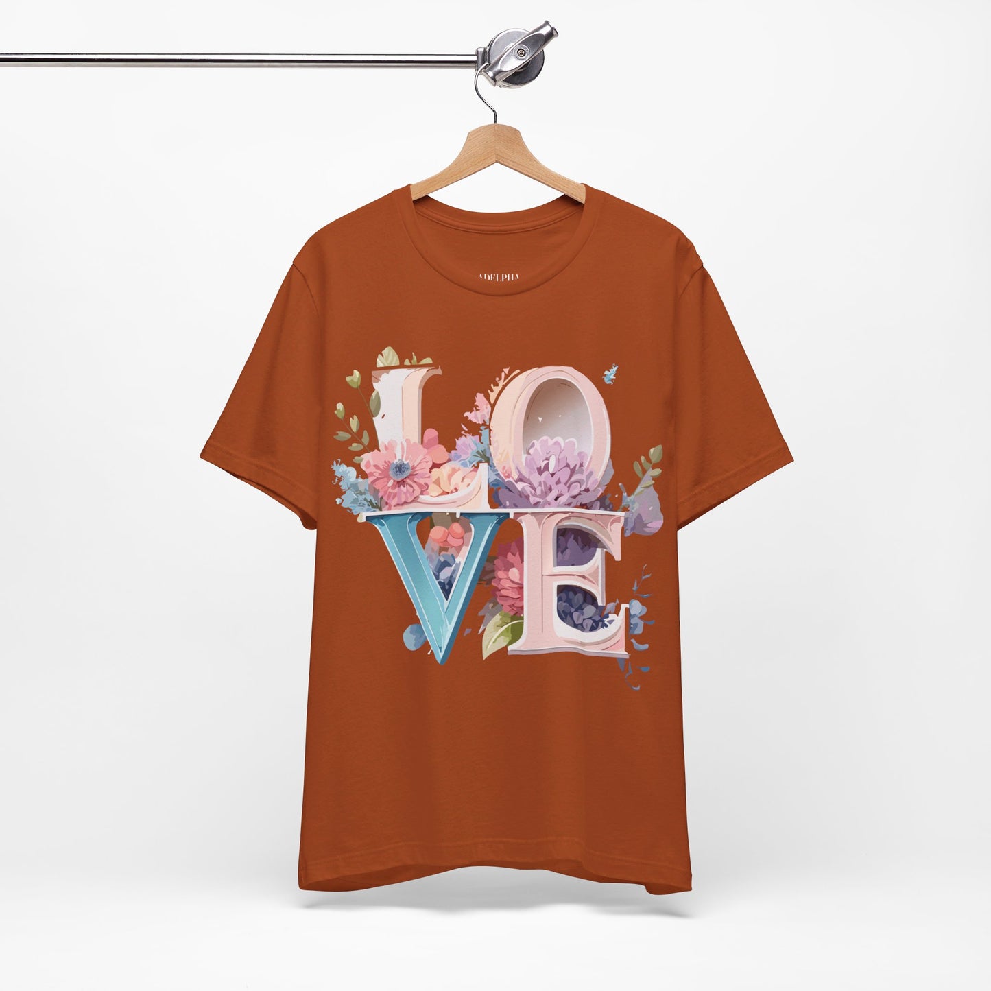 T-Shirt aus natürlicher Baumwolle – Love Story Collection