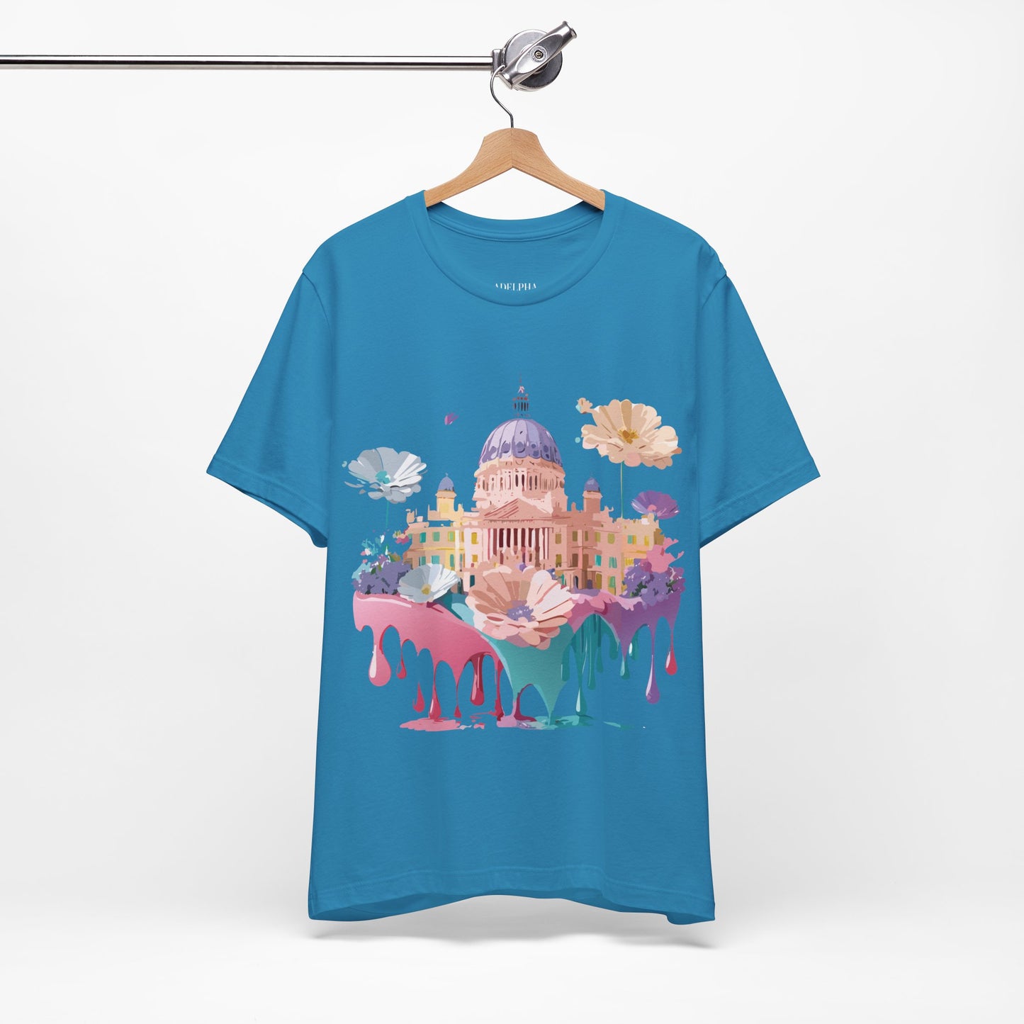 Natural Cotton Tee Shirt - Beautiful Places Collection - Madrid