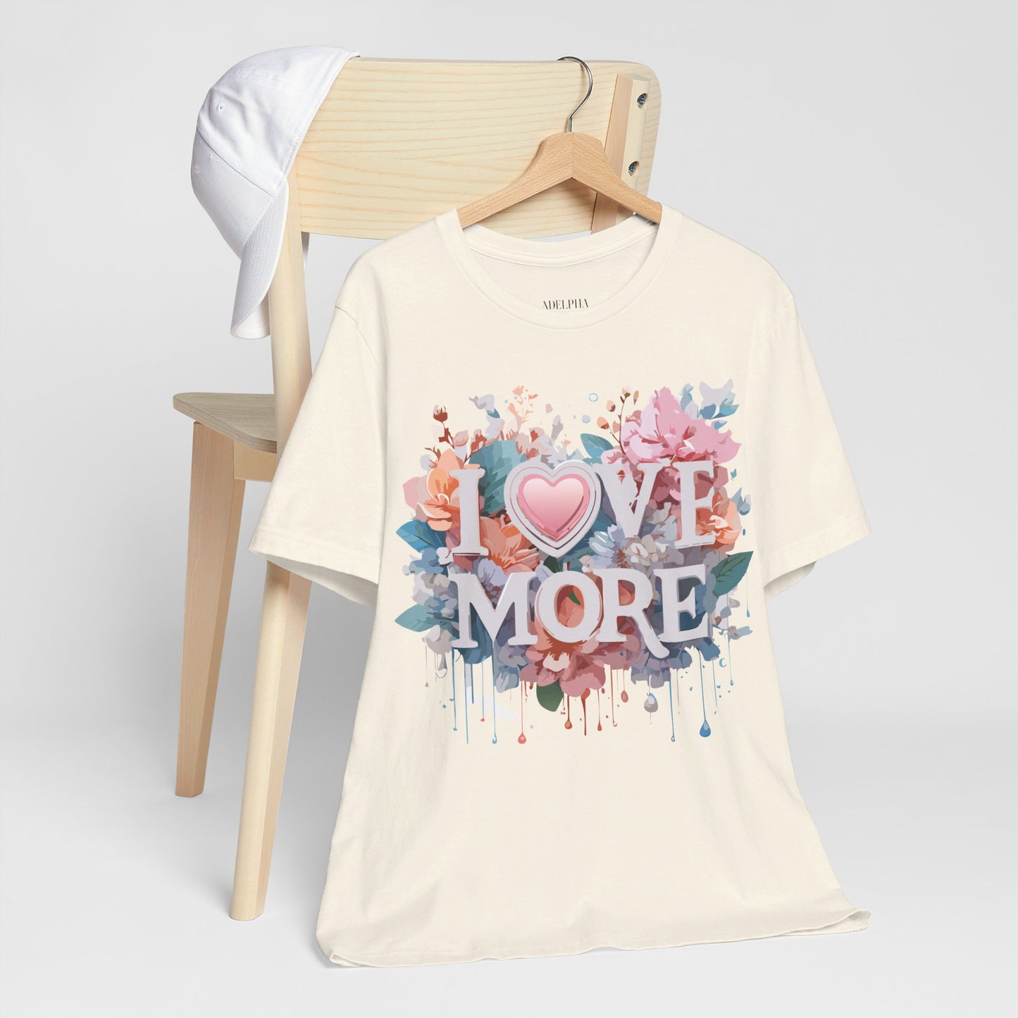 T-Shirt aus natürlicher Baumwolle – Love Story-Kollektion