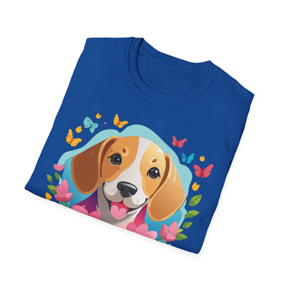 Dog Shirt Unisex Animal Tee Softstyle Cotton Comfort Everyday Wear