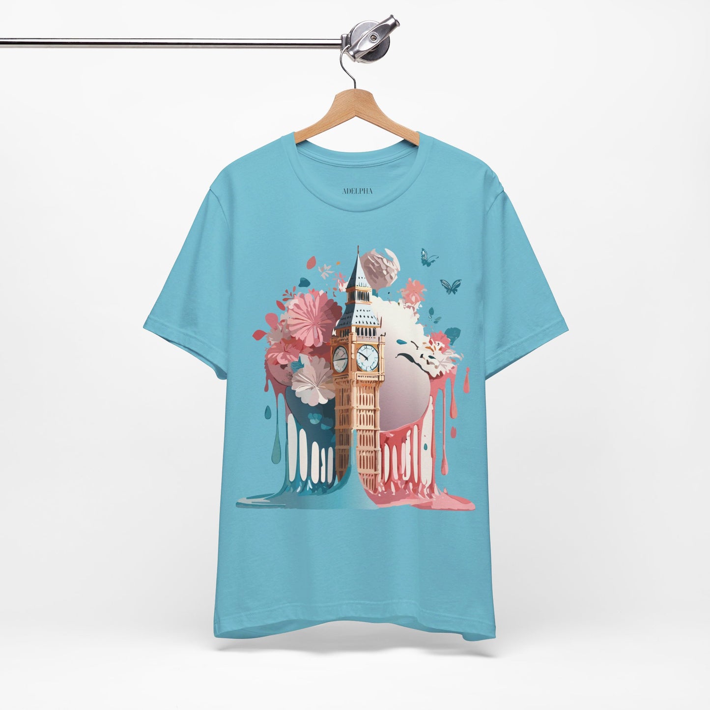 Natural Cotton Tee Shirt - Beautiful Places Collection - London