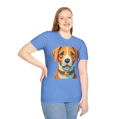 Dog Shirt Unisex Animal Tee Gildan Softstyle 64000 Cotton Tee