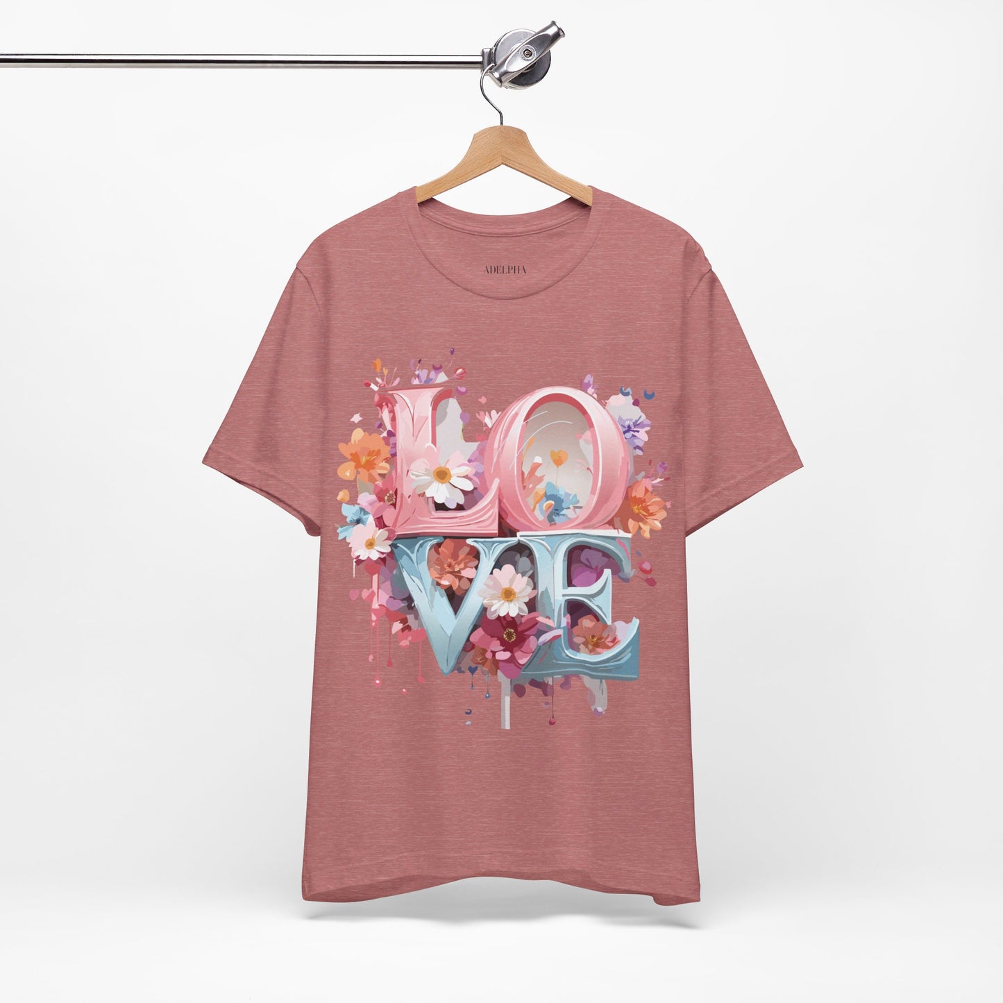 T-Shirt aus natürlicher Baumwolle – Love Story-Kollektion