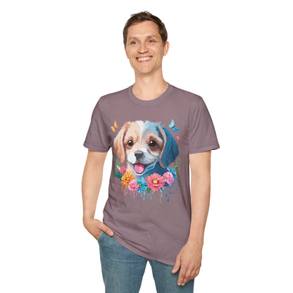 Dog Shirt Unisex Softstyle Tee Gildan 64000 100 Percent Ring Spun Cotton