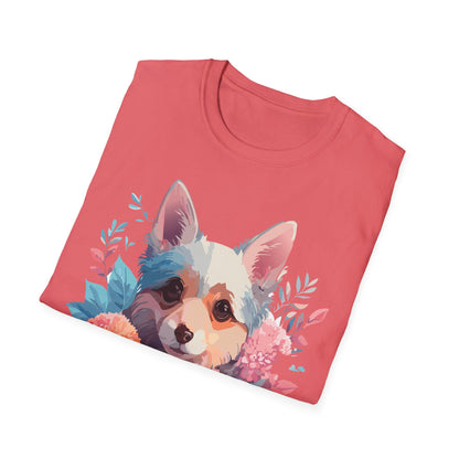 Dog Shirt Unisex Animal Print Tee With Cute Dog Designs And Comfort