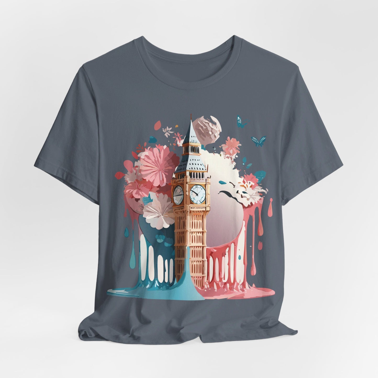 Natural Cotton Tee Shirt - Beautiful Places Collection - London