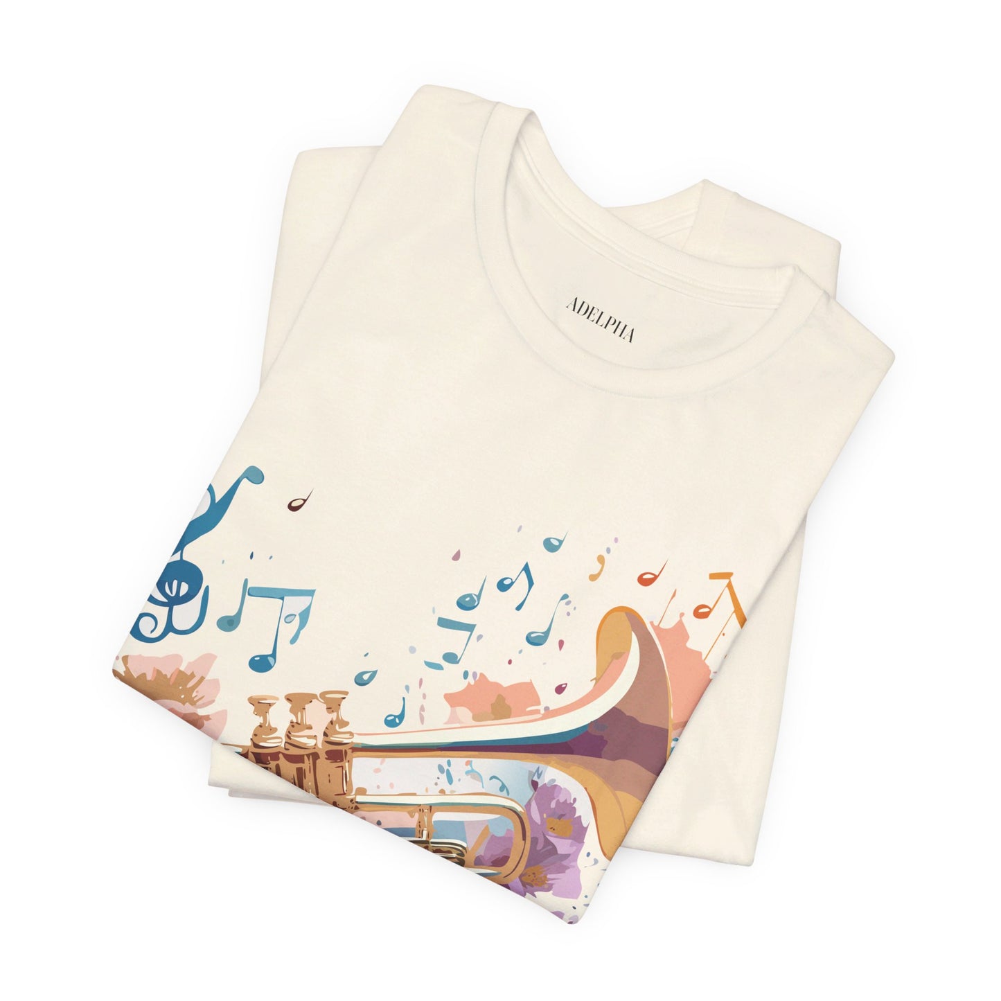 Natural Cotton Tee Shirt - Music collection