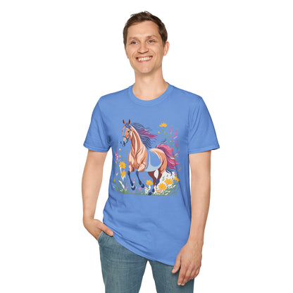 Horse Shirt Unisex Softstyle 64000 Cotton Tee Gildan 100 Percent Ring Spun