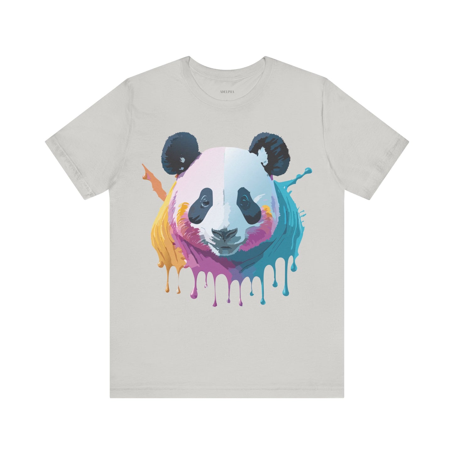 Natural Cotton Tee Shirt with Panda