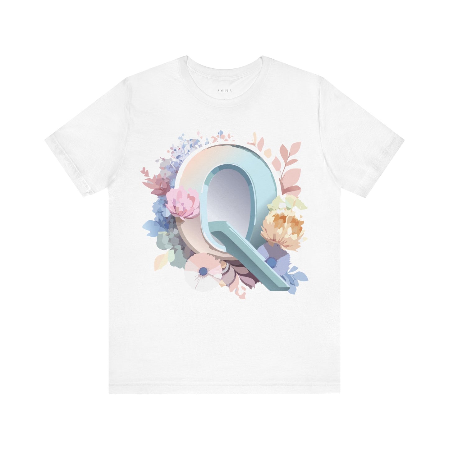 T-shirt en coton naturel - Collection Lettres - Q