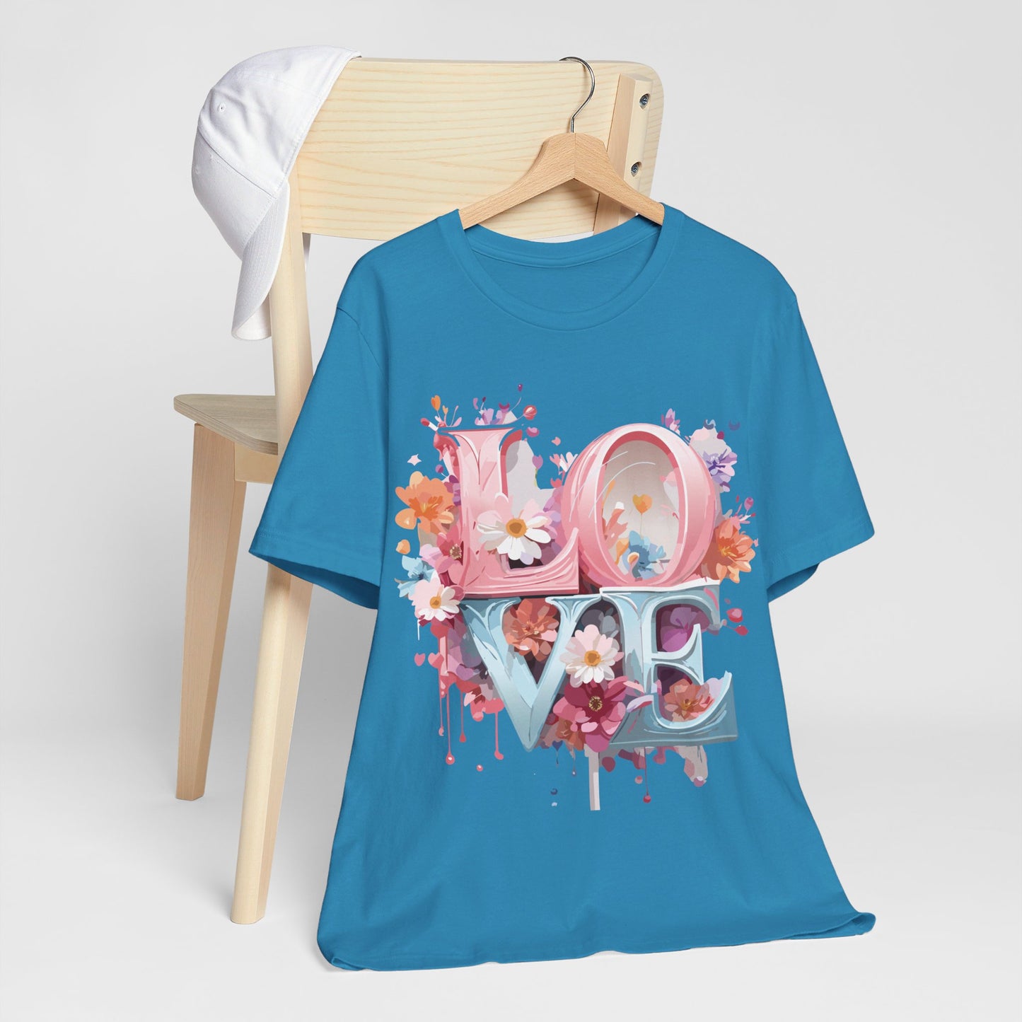 T-Shirt aus natürlicher Baumwolle – Love Story Collection