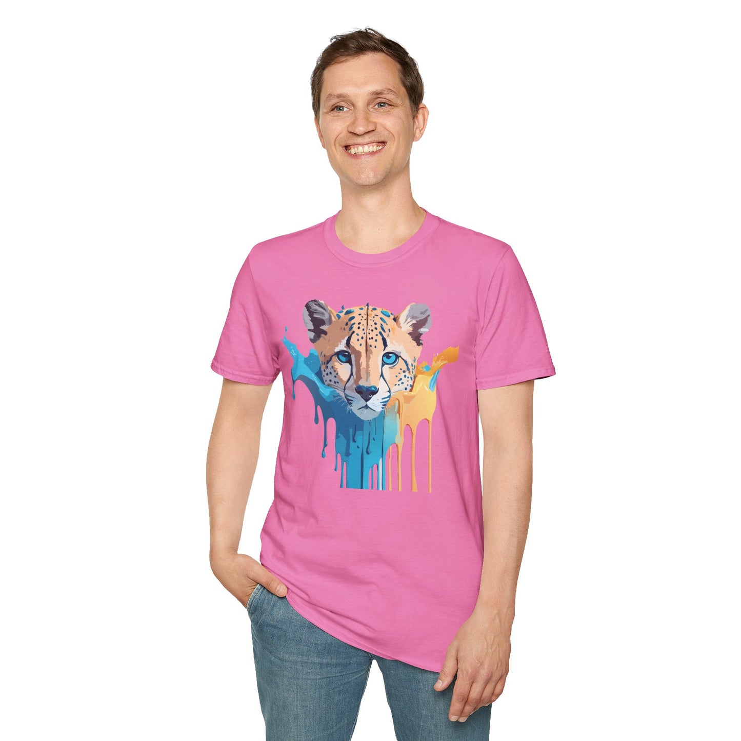 Cheetah Shirt, Shirt with Cheetah, Cheetah Tee, Shirt with Animals