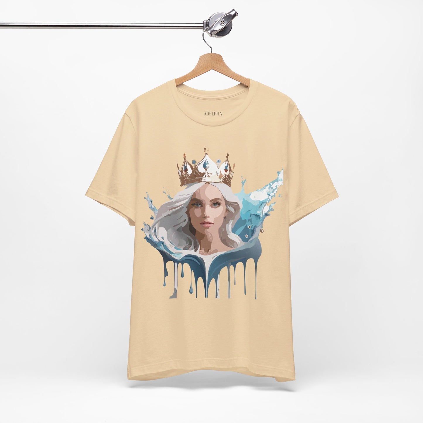 T-Shirt aus natürlicher Baumwolle – Queen Collection