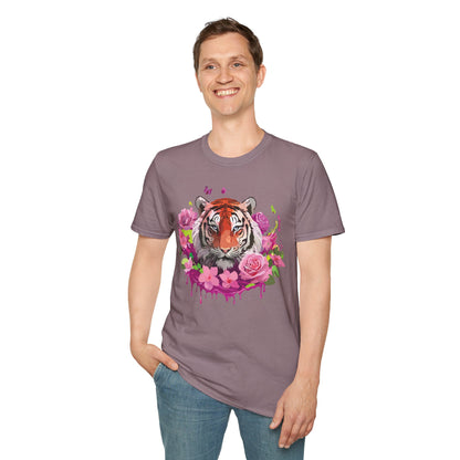 Tiger Shirt Unisex Tee Gildan Softstyle 64000 Ring Spun Cotton