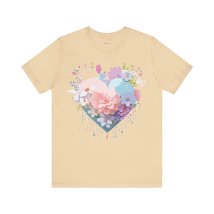 Natural Cotton Tee Shirt - Love story Collection Printify