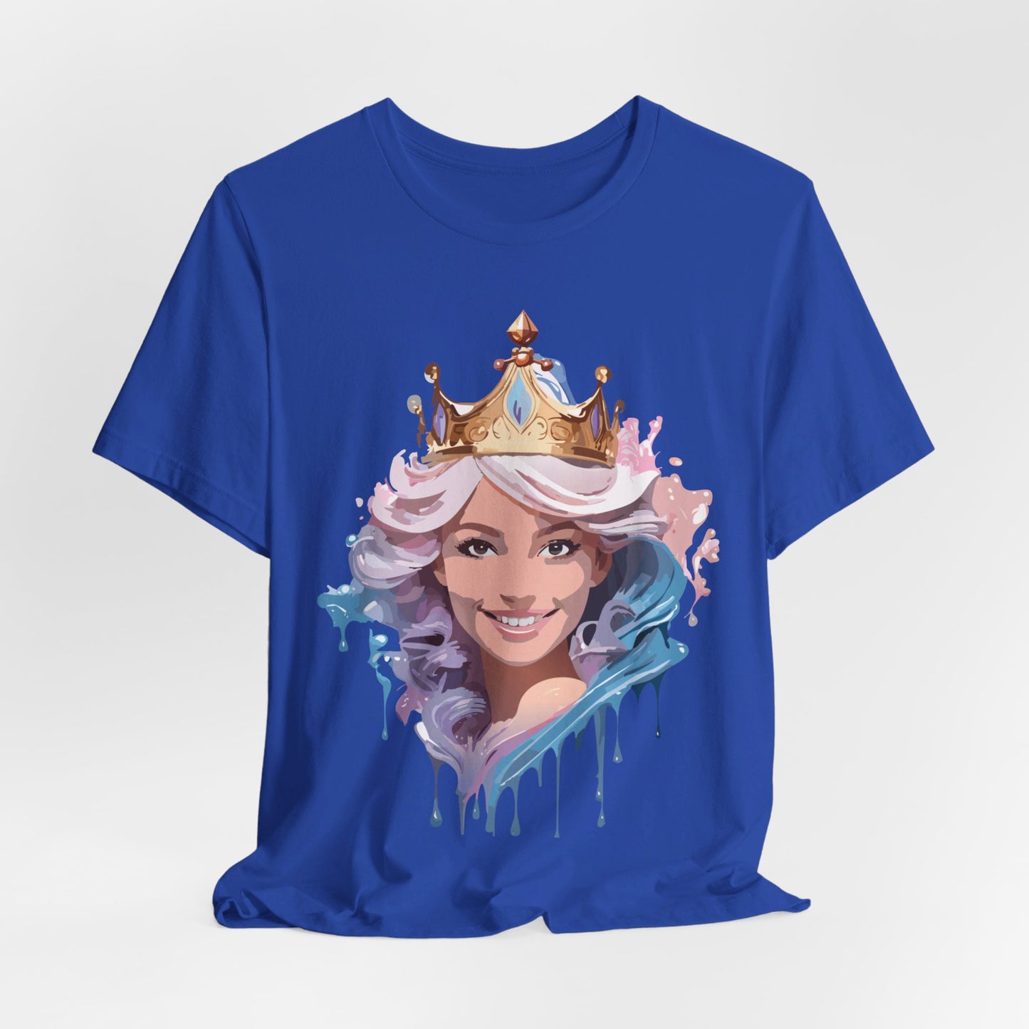 T-Shirt aus natürlicher Baumwolle – Queen Collection