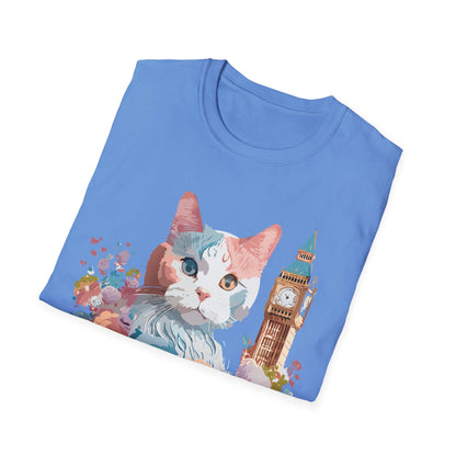 Cat Shirt Unisex Tee Softstyle 64000 Gildan Ring Spun Cotton