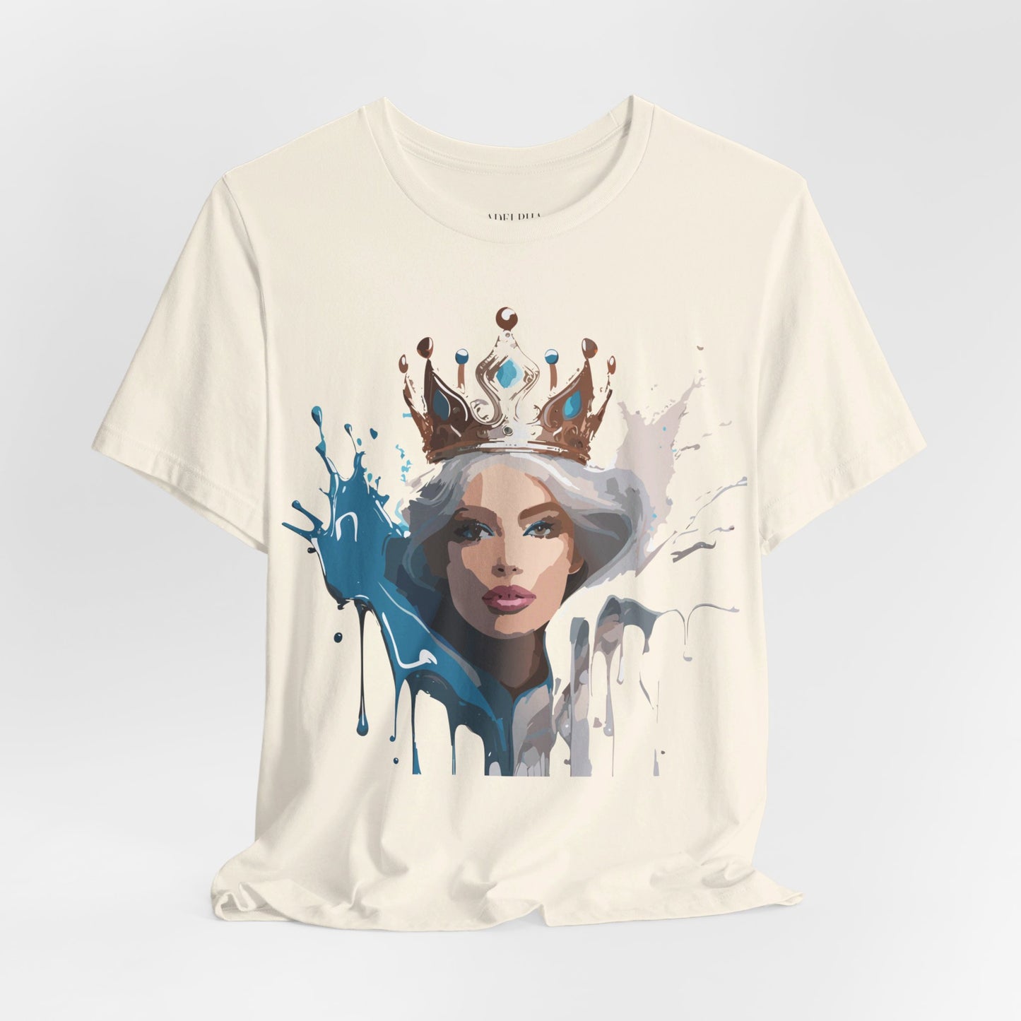 T-Shirt aus natürlicher Baumwolle – Queen Collection