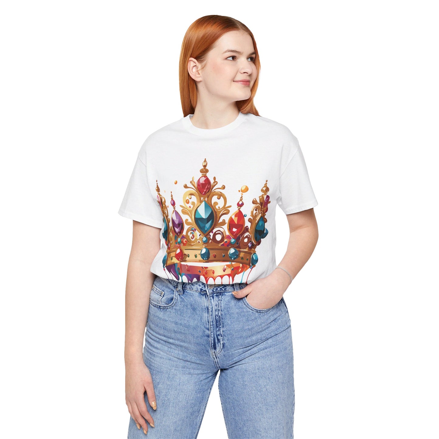 T-Shirt aus natürlicher Baumwolle – Queen Collection