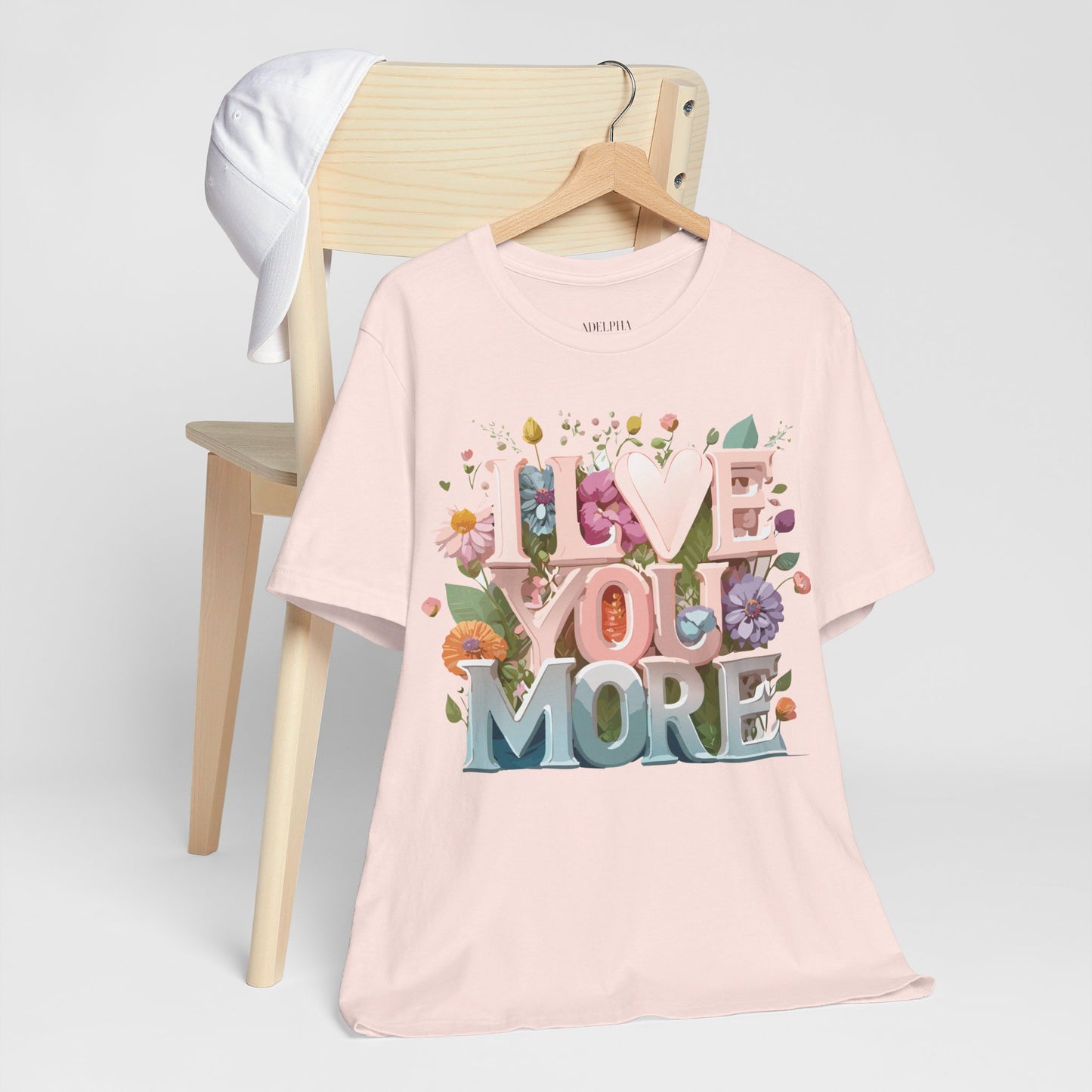 T-Shirt aus natürlicher Baumwolle – Love Story-Kollektion