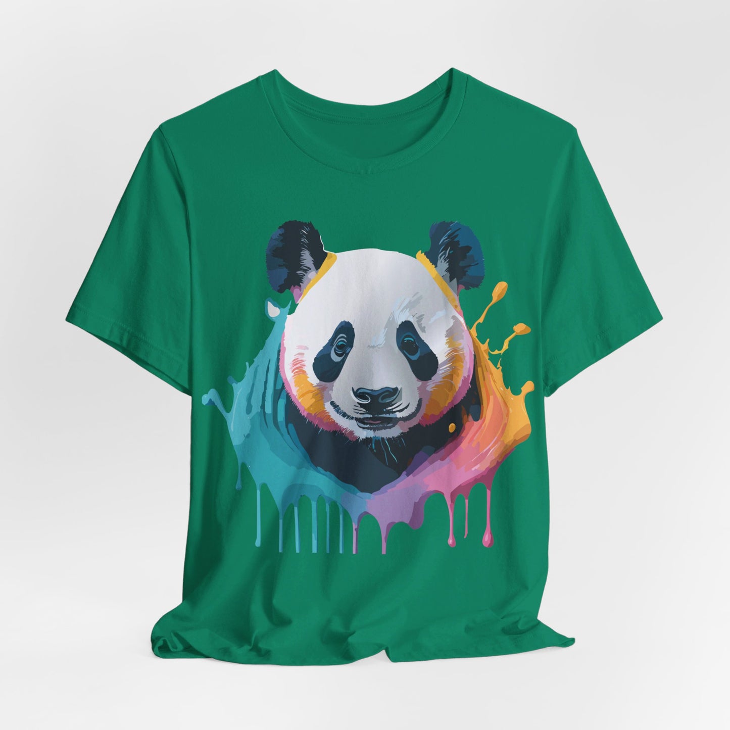 T-Shirt aus natürlicher Baumwolle mit Panda