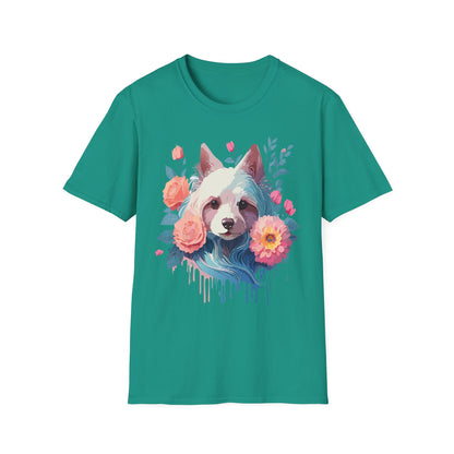 Dog Shirt Unisex Softstyle Cotton Tee Gildan 64000 With Animal Designs