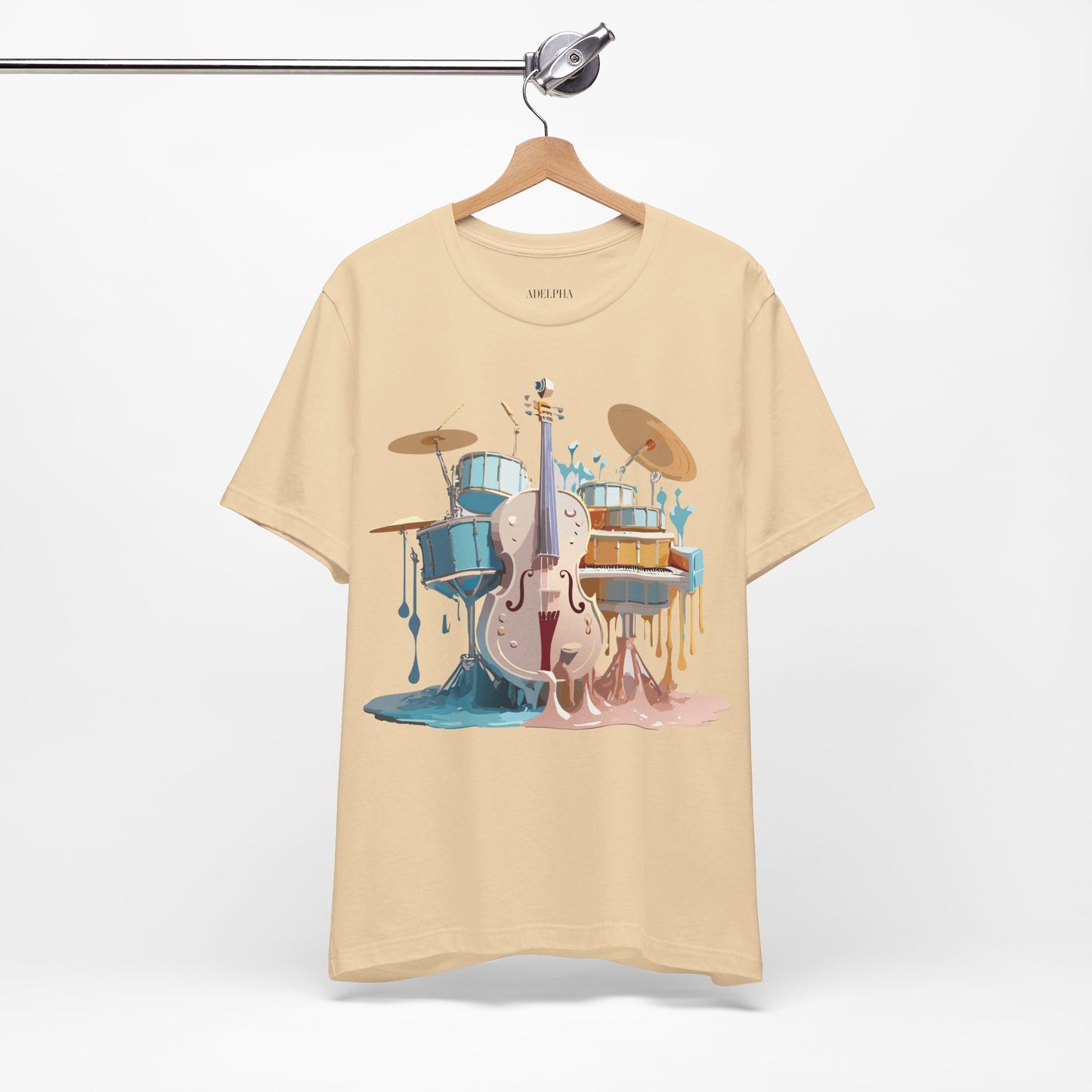 Natural Cotton Tee Shirt - Music collection