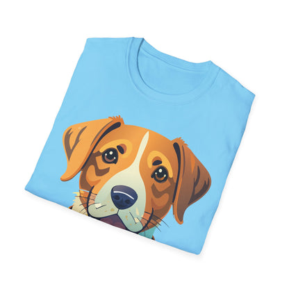 Dog Shirt Unisex Animal Tee Gildan Softstyle 64000 Cotton Tee