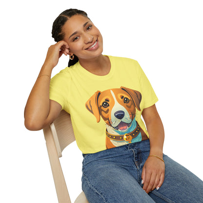 Dog Shirt Unisex Animal Tee Gildan Softstyle 64000 Cotton Tee