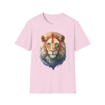 Lion Shirt Unisex Animal Tee Gildan Softstyle 64000 Cotton Tee