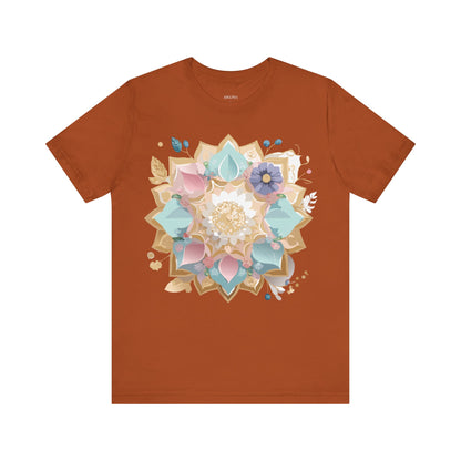 Natural Cotton Tee Shirt - Medallion Collection Printify