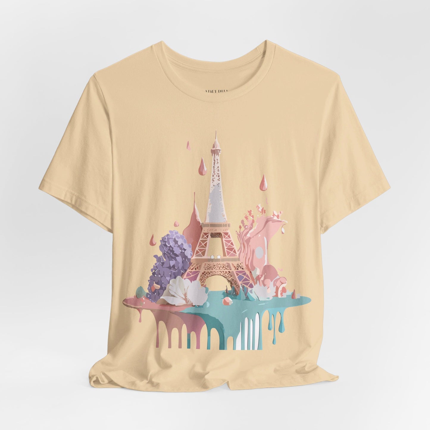 Natural Cotton Tee Shirt - Beautiful Places Collection - Paris