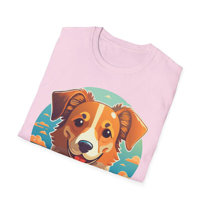 Dog Shirt Unisex Animal Tee One Hundred Percent Cotton Softstyle Gildan 64000